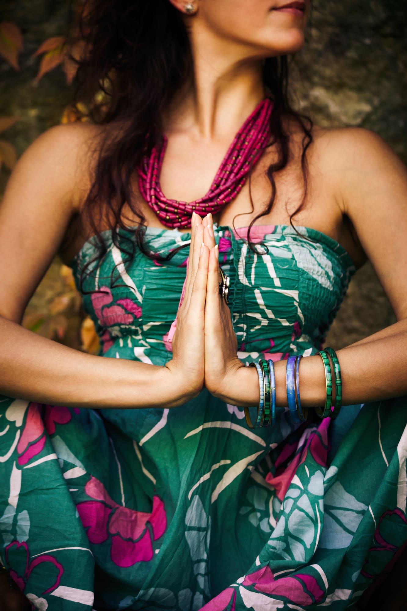 woman practice yoga outdoor